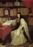 Miguel Cabrera Sor Juana France oil painting artist